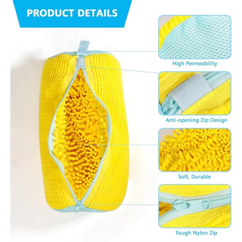 Sneaker Protector - Shoes Washing Bag Polyester Mesh Laundry
