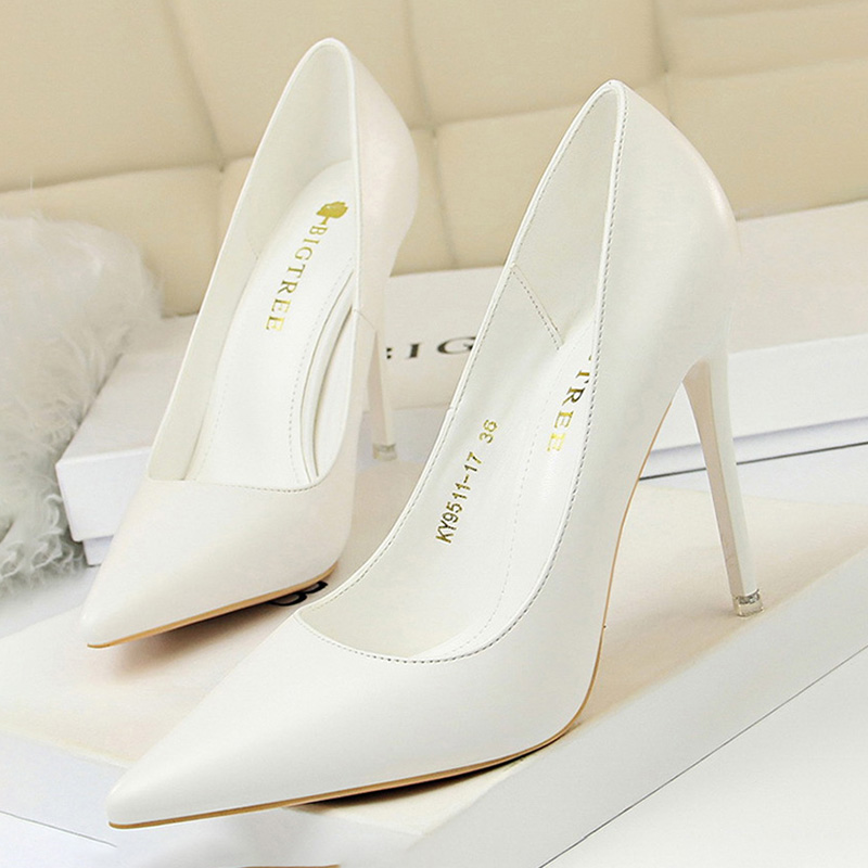 Shoe Tree - BIGTREE Shoes Women Pumps Fashion High