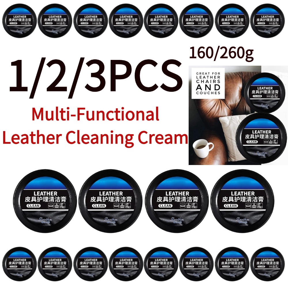 Shoe Cleaner - 1/2/3PCS Leather Cleaner & Conditioner Cream