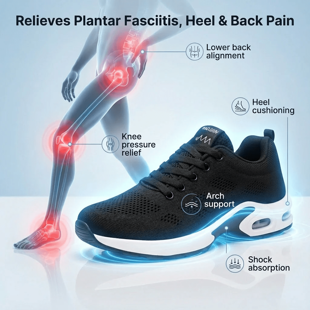 Sneaker Box - 2026 New Orthopedic Work Sneakers. Wide
