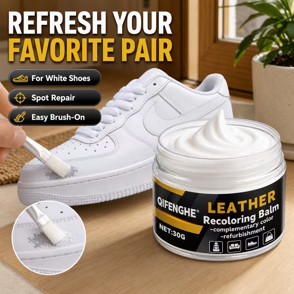 Shoe Brush - Easy White Shoe Touch-Up Balm 30g