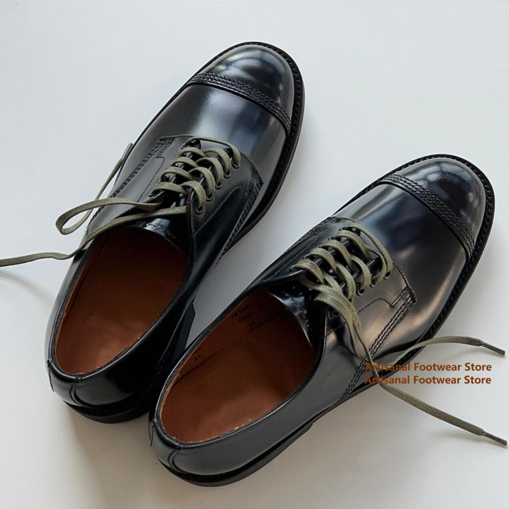Men Black Polished Leather Oxf - Leather Shoe Polish review and price