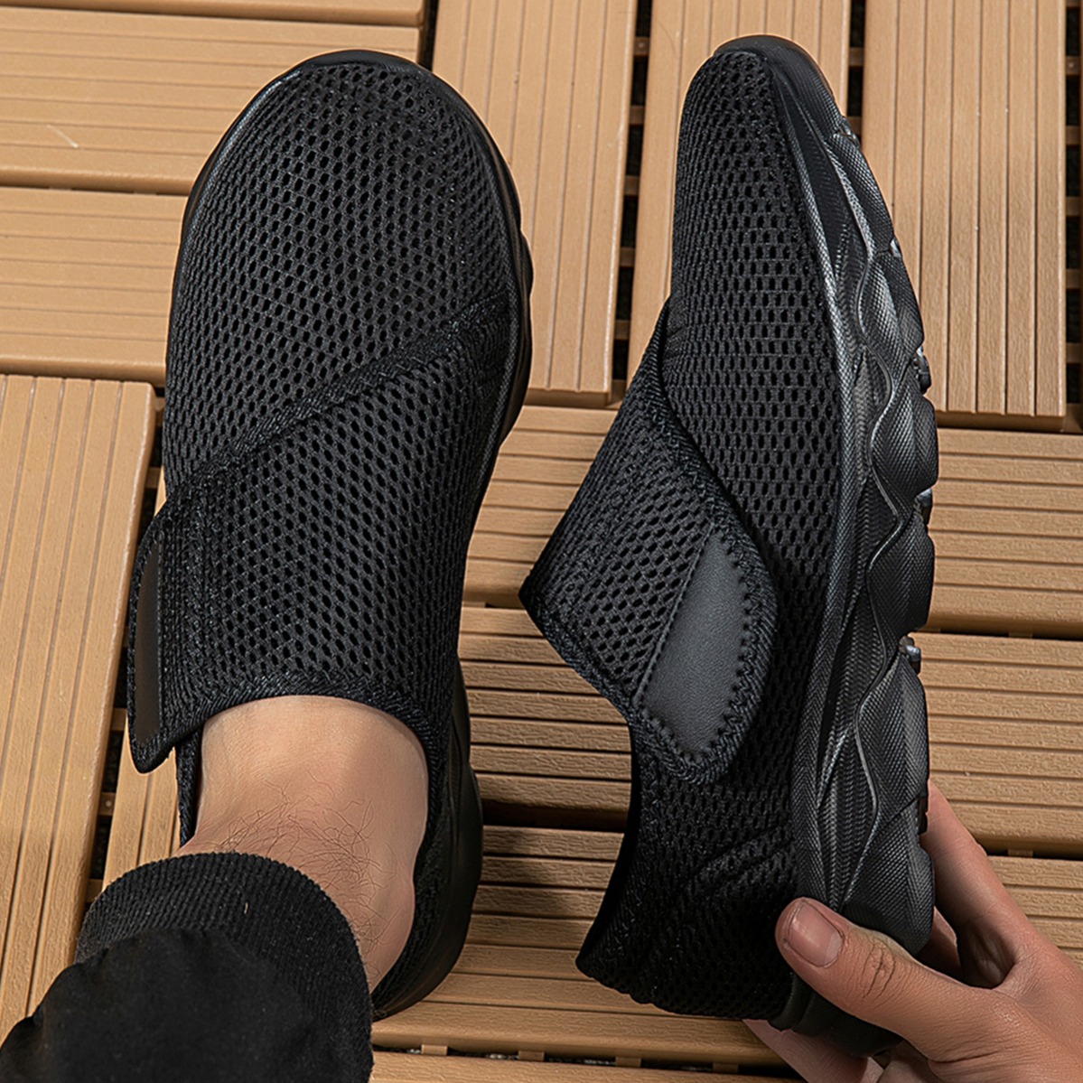 New Men Breathable Mesh Walkin - Sneaker Box review and price
