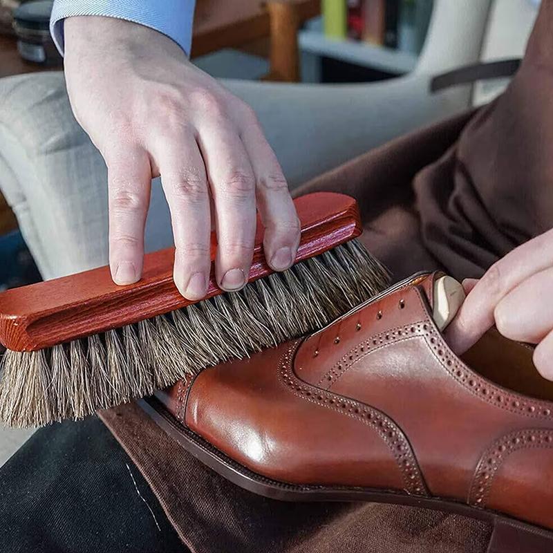 2/3pcs Horsehair Shine Shoes B - Leather Shoe Polish review and price