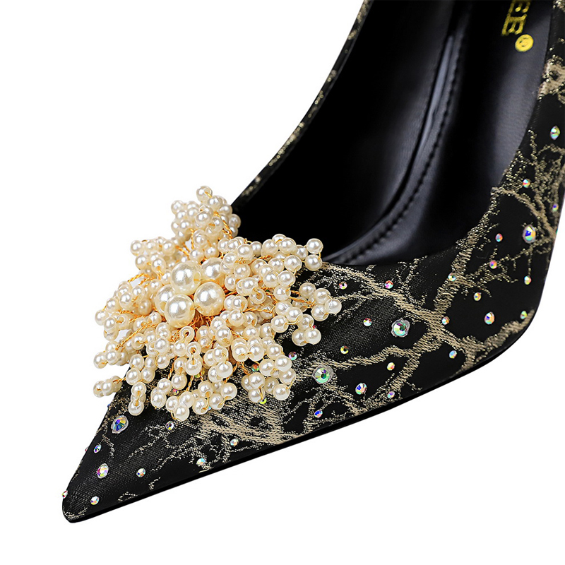 BIGTREE Shoes Pearl Flowers Wo - Shoe Tree review and price