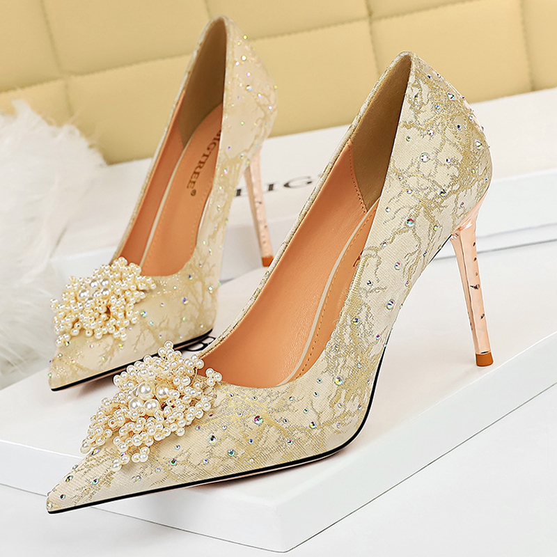 BIGTREE Shoes Pearl Flowers Wo - Shoe Tree review and price
