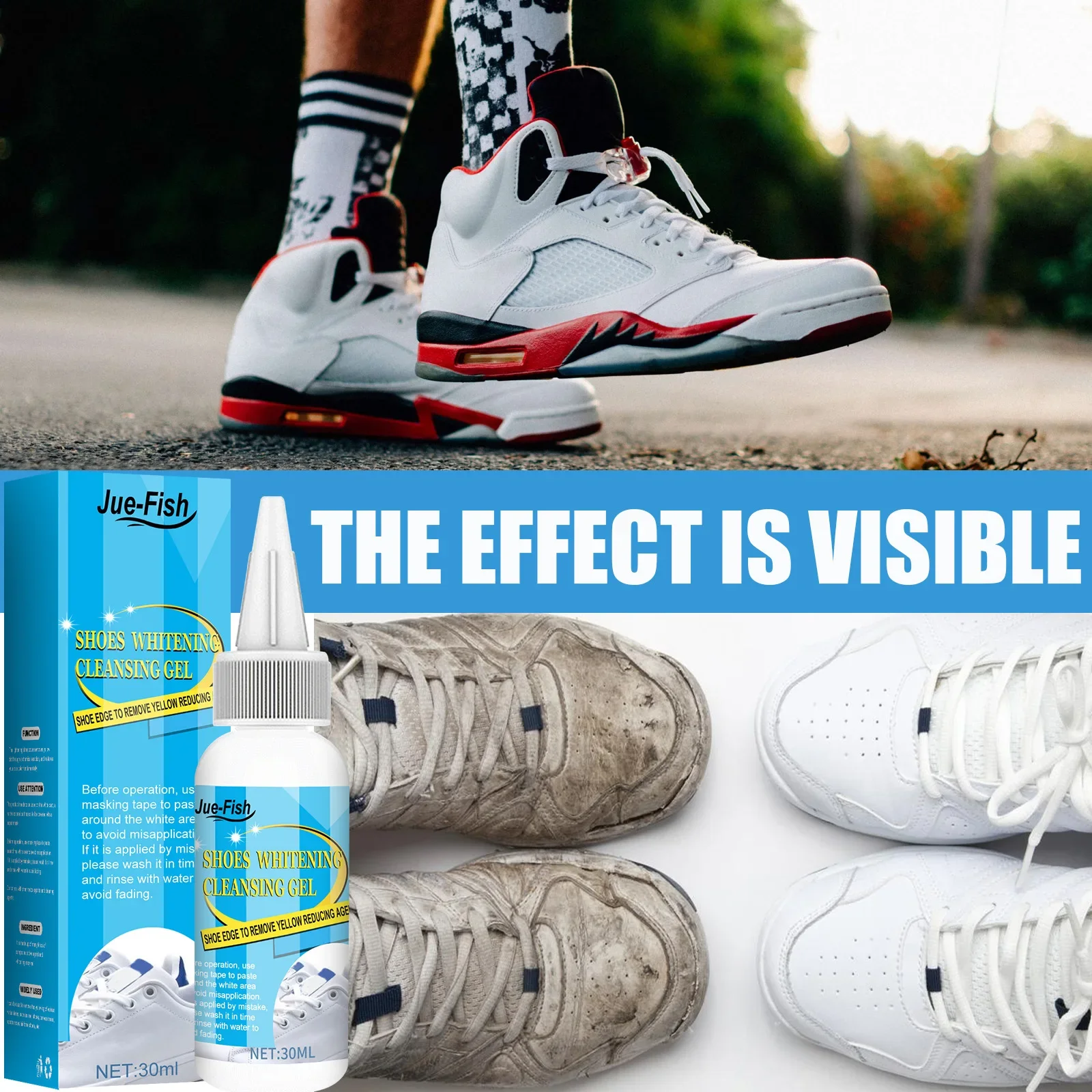 White Shoes Cleaning Gel Stain - Sneaker Care Spray review and price
