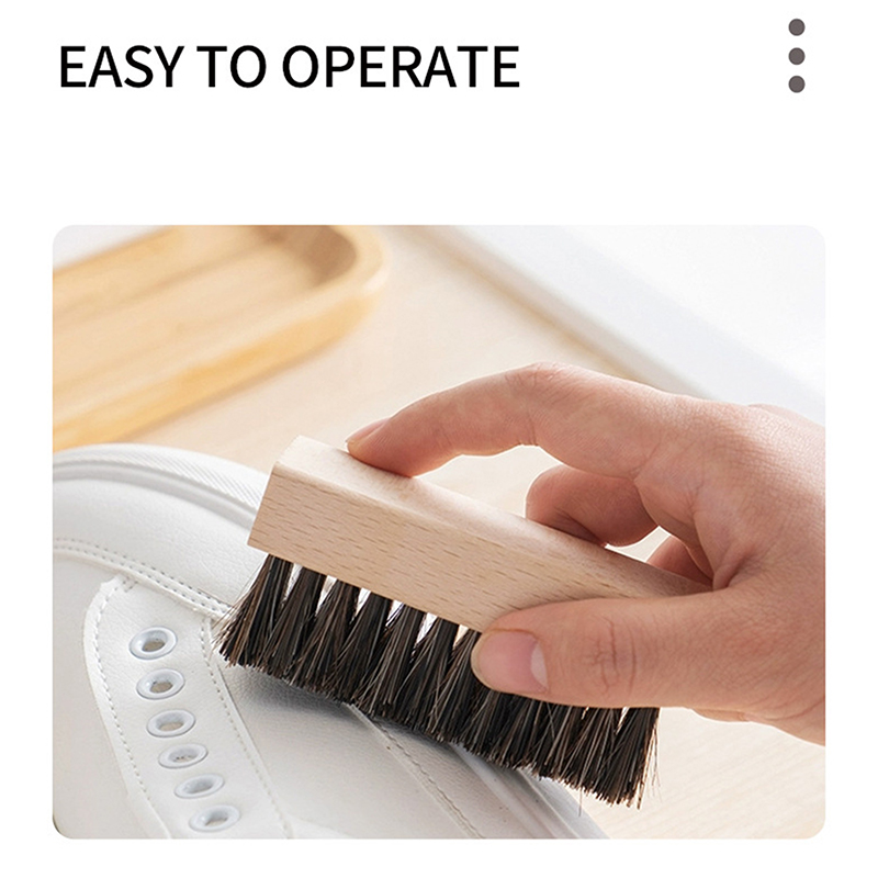 Useful Wood Handle Shoe Brush  - Shoe Cleaning Brush review and price