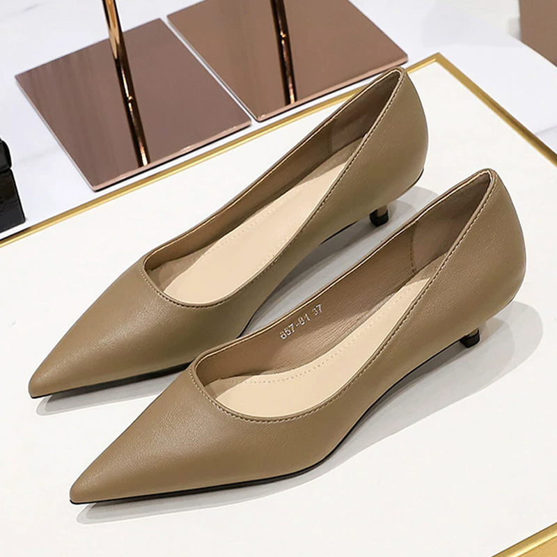 Fashion Pointed Toe Mid Heeled - Shoe Tree review and price